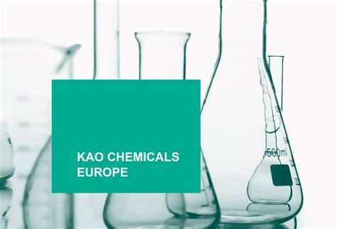 <b>Chemical</b> Name. . Kao chemicals products